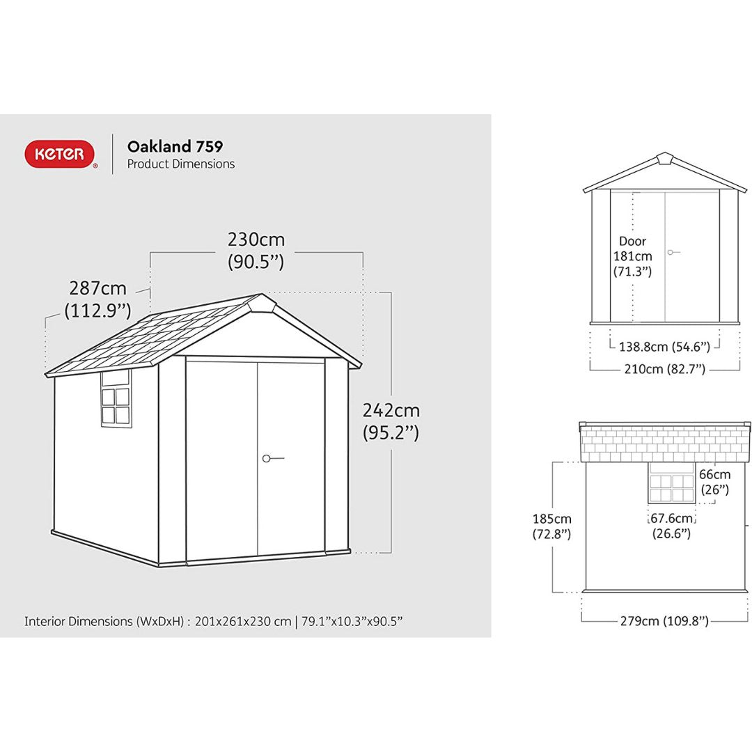 OAKLAND 759 K224433 - KETER - Viridi